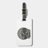 Banff National Park Mountain Trail Bagagelabel (Voorkant verticaal)