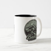 Banff National Park Mountain Trail Tweekleurige Koffiemok (Voorkant rechts)