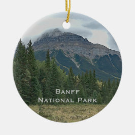 Banff National Park Mountain Travel Ornament