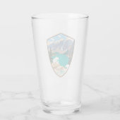 Banff National Park Pint Glass Glas (Achterkant)