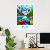 Banff National Park Print Canada Muurkunst Berg (Thuiskantoor)