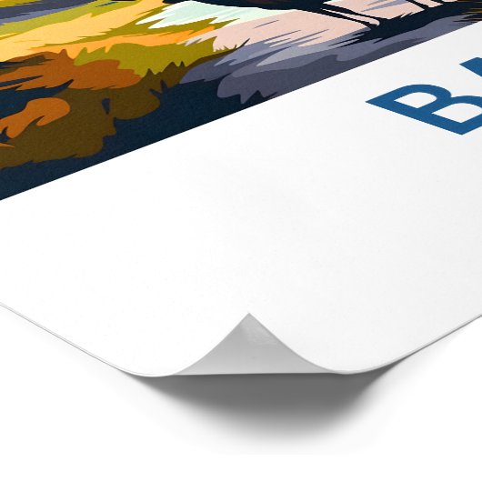 Banff National Park Reisprint Poster (Hoek)