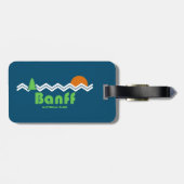 Banff National Park Retro Bagagelabel (Achterkant horizontaal)