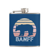 Banff National Park Retro Beer Heupfles (Voorkant)