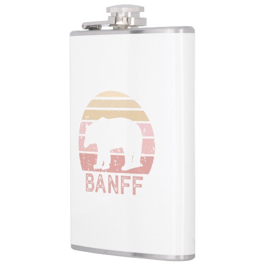 Banff National Park Retro Beer Heupfles (Links)