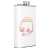 Banff National Park Retro Beer Heupfles (Rechts)