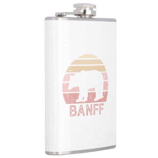 Banff National Park Retro Beer Heupfles (Rechts)