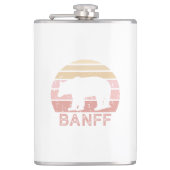 Banff National Park Retro Beer Heupfles (Voorkant)