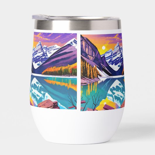 Banff National Park Retro Poster Art (Rechts)