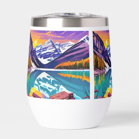 Banff National Park Retro Poster Art (Voorkant)