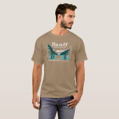 Banff National Park retro T-shirt (Voorkant volledig)