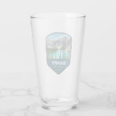 Banff National Park Schild Glas (Achterkant)