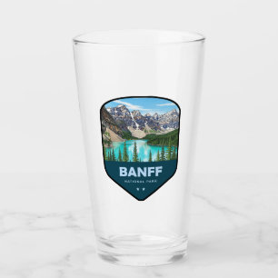 Banff National Park Schild Glas