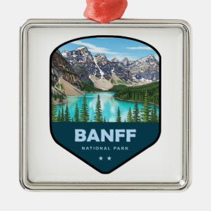 Banff National Park Schild Metalen Ornament