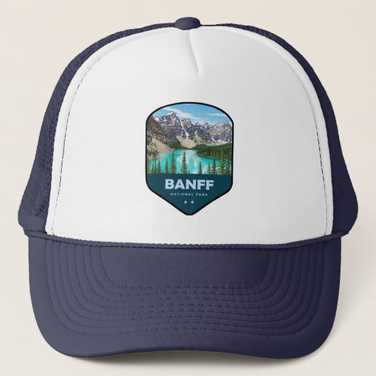 Banff National Park Schild Trucker Pet (Voorkant)