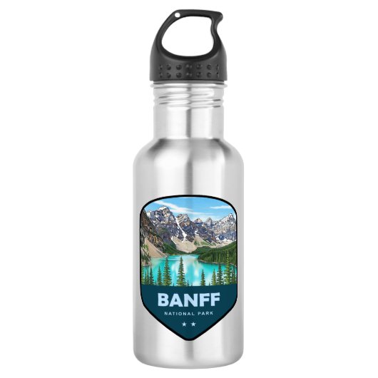 Banff National Park Schild Waterfles (Voorkant)