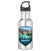 Banff National Park Shield Waterfles (Voorkant)