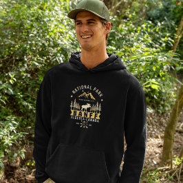 Banff National Park Vintage Landscape Hoodie