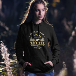 Banff National Park Vintage Landscape Hoodie