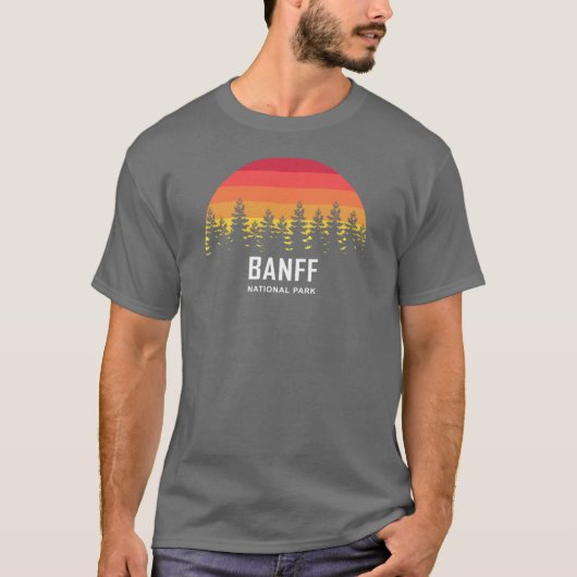 Banff National Park vintage T-shirt (Voorkant)