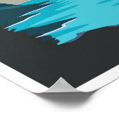 Banff National Park Vintage Travel Illustration Poster (Hoek)