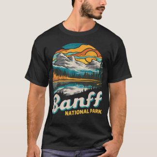 Banff National Park Vintage Wandelen T-shirt