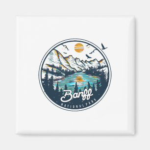 Banff National Park Wandelsouvenir Cadeauwaardig Magneet