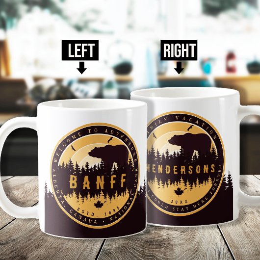 Banff NP Canada Rocky Mountains  Souvenirs Koffiemok