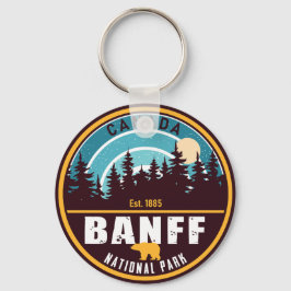 Banff NP Canada Rocky Mountains  Souvenirs Sleutelhanger