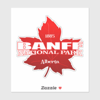 Banff NP (esdoorblad) Sticker