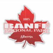 Banff NP (esdoorblad) Sticker (Voorkant)