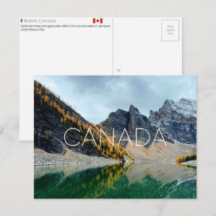 Banff Park, Canada Reisansichtkaart Briefkaart