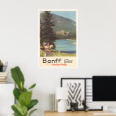 Banff Reisposter Canada Print Canadese Kunst (Thuiskantoor)
