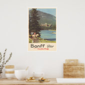 Banff Reisposter Canada Print Canadese Kunst (Keuken)