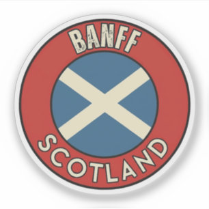 Banff, Schotland Sticker