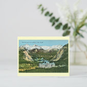  Banff Springs Hotel en Bow Valley Briefkaart (Staand voorkant)
