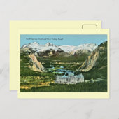  Banff Springs Hotel en Bow Valley Briefkaart (Voorkant / Achterkant)