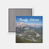 Banff Uitzicht magneet (Voorkant / Achterkant)