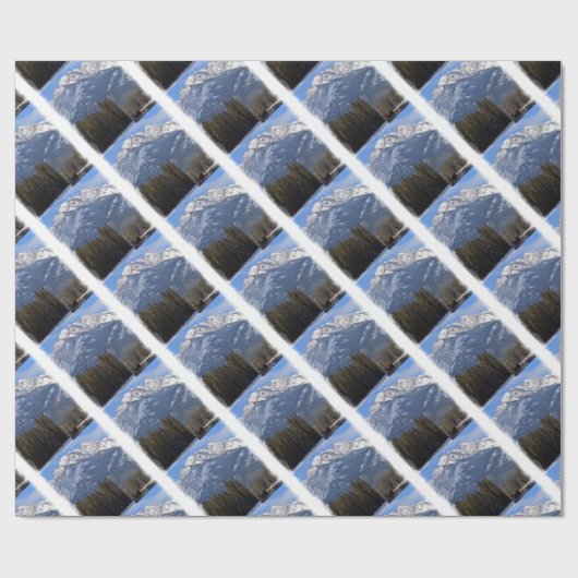 Banff Wolf in de winter met Mt Cascade Cadeaupapier (Vlak)