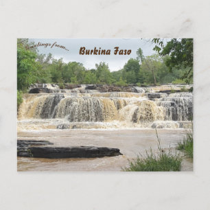 Banfora Cascades Burkina Faso Briefkaart