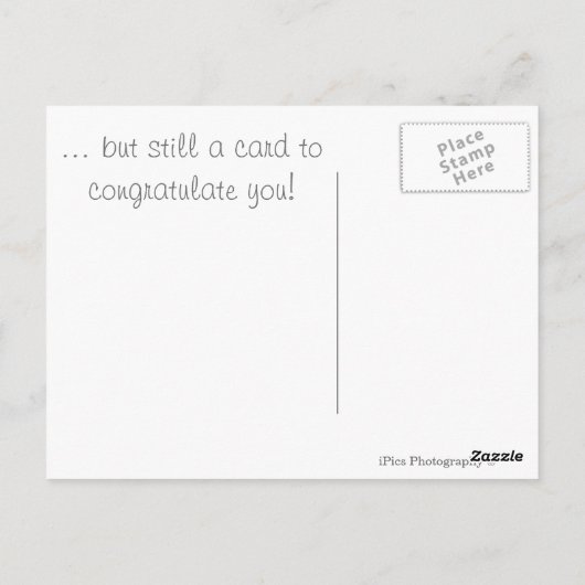 Bang aap met grote ogen tekstkaart briefkaart (Achterkant)