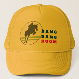 Bang bang boom-paardenbushoed trucker pet