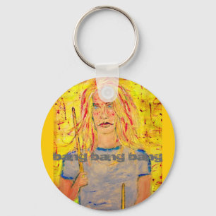bang bang Drummer Girl Sleutelhanger