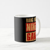 Bang Bang Niner Gang Football Cool Koffiemok (Voorkant rechts)