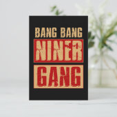 Bang Bang Niner Gang Kaart (Staand voorkant)
