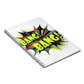 Bang bang strip effect geluid notitieboek (Rechterzijde)