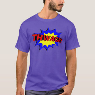 Bang Boom Pow Wham strip bubbels vrienden T-shirt
