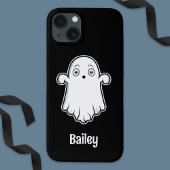 Bang Cartoon Ghost en naam Zwart Case-Mate iPhone Case