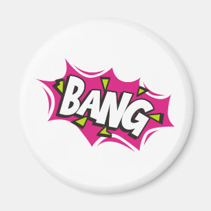 Bang Cartoon Pow Zap Magneet