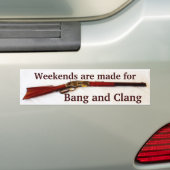 Bang & Clang Cowboy Action Shooting Bumpersticker (Op auto)